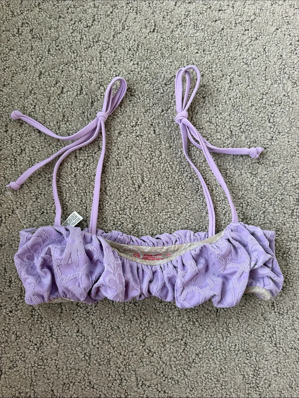 Free People Free-est Perri Kini Top Purple Bikini Top Women’s Size S NWOT